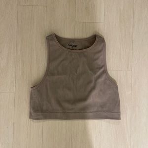 Garage Tan High Neck Tank